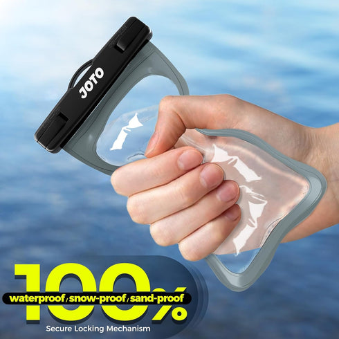 JOTO Up to 7" Universal Waterproof Phone Case for iPhone 16 15 14 13 Plus Pro Max, IPX8 Cellphone Dry Bag 12 11 Pro Max XR X 8 7 6S Plus SE, Galax...