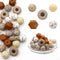 David accessories Silicone Beads 15mm Silicone Beads Bulk Round Hexagon 14mm Silicone Beads for Keychain Pens Lanyards Bracelet Necklace Jewelry M...