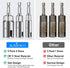 3Pcs Power Wing Nut Driver Set, SUNJOYCO 1/4" Hex Shank Slot Wing Nuts Bolt Driver Hook Drill Bit Socket Wrenches Tools Set for Panel Nuts Screws ...