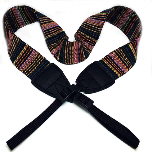 WANBY Camera Strap Canvas Multicolor Neck Shoulder Camera Strap with Quick Release Buckles for DSLR SLR...