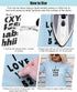 1 Inch Iron on Letters and Numbers for Clothing, 5 Sheets 755 Pieces Vinyl Heat Transfers Letters with A-Z and 0-9 Iron on Letters for Fabric Numb...