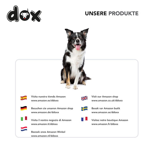 DDOXX Nylon Dog Leash - 6.6 ft, 3-Way Adjustable Leash Dogs - M (Pink)...