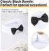 Segarty Dog Bow Tie, Adjustable Black Bowtie Collar for Extra Large Dogs, Dog Neck Tie Tuxedo Comfortable Cotton Boy Pets Grooming Accessories for...