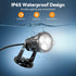 Houkiper Spotlight Outdoor, 300LM Waterproof LED Spot Light, Wall Light Halloween Outdoor Landscape LED Lighting 9W Lawn Flood Light Cool White Sp...