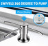 Dish Soap Dispenser for Kitchen Sink, Countertop Sink Soap Dispenser Water Pump with 47” No-Spill Extension Tube Kit Design for Kitchen Bathroom (...