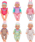 deAO Baby Doll Clothes for 12 13 14 Inch Dolls,6 Sets Doll Clothes and Accessories,Dress Up Fun,Doll Outfits Accessories Underwear for Doll Gift (...