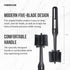 FARBERWARE Nylon Meat & Potato Masher, Heat-Resistant and Safe for Non-Stick Cookware, Durable 10-Inch Kitchen Tool with Ergonomic Handle, Black...