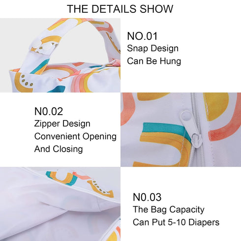 Baby Diaper Pouch, Waterproof Baby Diaper Bag Travel Bags for Toddler for Storing for Infant...