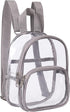 USPECLARE Clear Mini Backpack Stadium Approved for Little Boys & Girls, Transparent Backpack for Concert, Festival, Sport Events...
