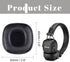 Replacement Ear Cushion for Marshall Major 3/ Major III, Marshall Headphone Ear Pad with Memory Foam PU Leather, Ear Cups Cover Repair Parts, Wire...