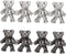 4 Sets Cute Bear Button Pins for Jeans? No Sew and No Tools Instant Pant Waist Tightener, Adjustable Jean Buttons Pins for Loose Jeans Replacement...