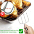 KAYCROWN Stainless Steel Turkey & Roast Lifters, Set of 2 - Turkey and Poultry Lifters Roaster Poultry Forks Great for Thanksgiving, Transfer Turk...