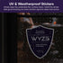 WyzeCam UV Waterproof Reflective Security Stickers Compatible for Wyze Home Security System, Video Surveillance Sticker Security Signs Outdoor, Pa...