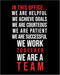 Posterizer 1 pcs-in this office we are a team-Workplace & Office Art-Motivational & Inspirational Art-Gift for Boss, Manager-decor for office wall...