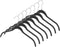 Whitmor Flocked Dress/Shirt Hangers Set of 7 Black...