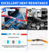 223 PCS Solder Seal Wire Connectors - Heat Shrink Wire Connectors Waterproof Solder Butt Connector Kit Insulated Terminals for Marine Automotive B...