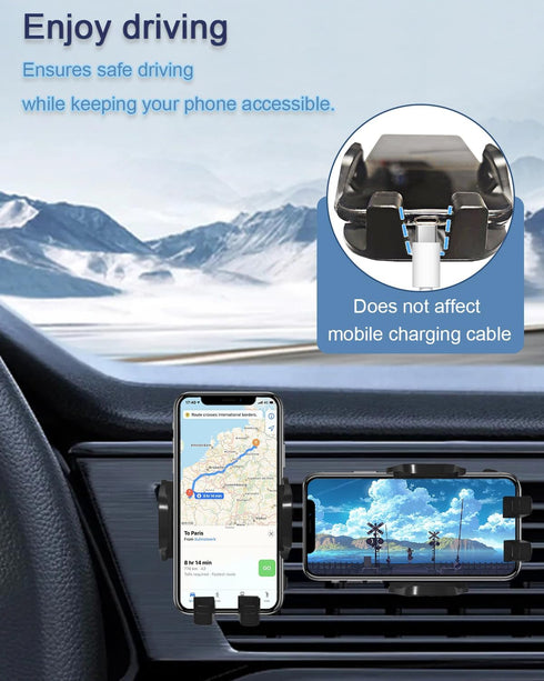Toyota Tacoma Phone Mount for Toyota Tacoma 2023 Accessories Custom Fit for Tacoma Phone Mount 2023-2016 Compatible for All Cell Phones......
