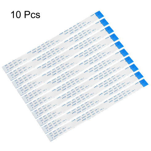 uxcell Flexible Flat Cable,150mm 1mm Pitch 10 Pins FPC FFC Flexible Ribbon Cable for LCD TV DVD Player Laptop 10Pcs (B Type)...