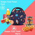 Violet Mist Women's Reusable Neoprene Lunch Bag, Space Rocket, Unisex, 11.4"L x 10.43"H x 5.51"W, 8.7 inches, fits containers up to 7"W...