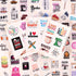 100Pcs Baking Stickers Funny, Bakery Stickers for Water Bottles - Baking Laptop Decals, Baking Party Favors for Kids Birthday Party, Bakery Themed...