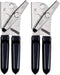 EZ-DUZ-IT Deluxe Can Opener with Black Grips (Set of 2)...