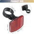 X AUTOHAUX Bike Reflectors 2.7cm 1.06" ID Bicycle Warning Reflector Bike Accessories Plastic Red...
