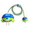 3D Cute Cartoon Charger Protector Case - Compatible for Apple 20W USB-C Power Adapter and Lightning Cable (Green Hat Mike)...