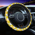 Sunflower Bee Steering Wheel Covers Universal Fit 15 Inches Neoprene Anti-Slip Car Wheel Protector for Women Girls...