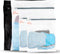 InsideSmarts Premium Mesh Laundry Bags Set of 4: Large (1 Black - 1 White), and Medium (2 White) - Elastic Gard & Rust-Proof Zipper Bags - Durable...
