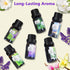 Flower Essential Oils Set, 6x10ml Aromatherapy Oil Gift Kit for Diffuser, Fragrance, Humidifier, Air Purifier- Gardenia, Magnolia, Shangri-La, Jas...
