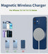 Magnetic Wireless Charger,15W Fast Wireless Charging Pad with USB-C 20W PD Adapter, Compatible with MagSafe Charger for iPhone 15/15 Plus/14/14 Pr...