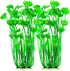 Artificial Plants Decoration Ornament for Fish Tank Aquarium Plastic Plants Tall 16 inch 2 Pack (Green)...