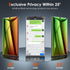 LYWHL 2 Pack for Samsung Galaxy S23 Ultra Privacy Screen Protector, Gradient Colorful Anti-Blue Light Anti-Spy Full Adhesive Flexible Film, Compat...