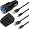 Quick Charge 3.0 Fast Charger Kit for Samsung Galaxy S24 A14 A54 S23 S22 S21 S20 A15 A13 Z Fold/Flip 5,Google Pixel 8 7 6 Pro 7a 6a 5,Wall Charger...