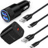 Quick Charge 3.0 Fast Charger Kit for Samsung Galaxy S24 A14 A54 S23 S22 S21 S20 A15 A13 Z Fold/Flip 5,Google Pixel 8 7 6 Pro 7a 6a 5,Wall Charger...