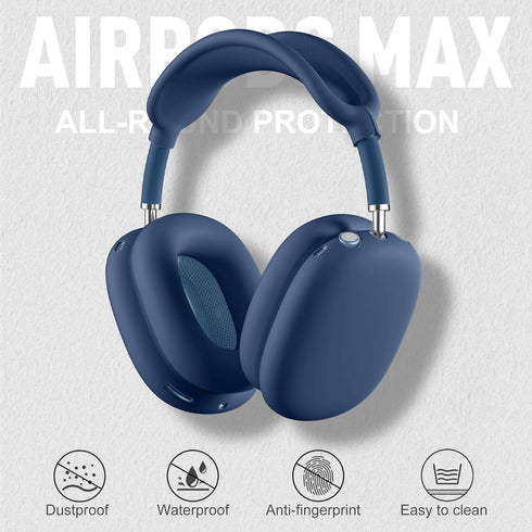 Lerobo Case Cover for AirPods Max Headphones, Anti-Scratch Ear Pad Case Cover/Ear Cups Cover/Headband Cover for AirPods Max, Soft Silicone Skin Pr...