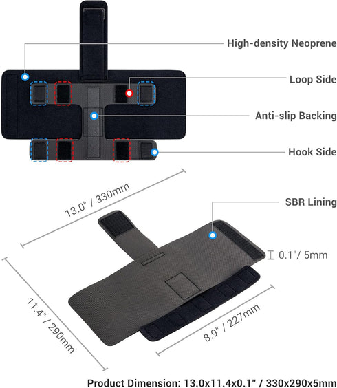 JJC Equipment Mounting Strap for Power Bank on Tripod for Long Time Photography,Remote/Off-Camera Flash Holder Strap for Photographer Videographer...