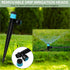 URANT 30Pcs Drip Irrigation Transmitter Sprayer Fan Shape 1/4 "Tube,360° Water Flow Drip Irrigation Transmitter,Garden Irrigation Microspray Syste...