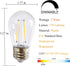 S14 Clear String Light Bulbs, 2W Plastic LED Replacement Bulbs for Outdoor Patio String Lights with E26 Base, Pack of 25...