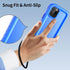 SPORTLINK Compatible with iPhone 12 Pro Max Waterproof Case - Built in Screen Protector Full Body Shockproof Dustproof IP68 Waterproof Case for iP...