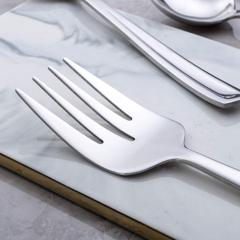 GoGeiLi Stainless Steel Large Serving Fork Set, 9.5-inch Big Serving Fork for Party, Banquet, Buffet, Dishwasher Safe, Set of 3...