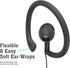 ADIB071SG3B1L Wired Comfort in-Ear Earbuds Headphones with Removable Earhooks (Black)......