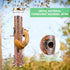 MIXXIDEA Metal Tube Bird Feeders for Outdoors Hanging Bird Feeders for Outside Wild Birds Feeder 6 Ports Hanging Bird Feeder Attract Birds in Your...