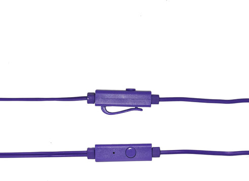 Magnavox MHP4820M-PL Gummy Earbuds with Microphone in Purple | Available in Pink, Purple, White, Black, & Blue | Earbuds Gummy | Extra Value Comfo...