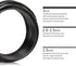 Aluminum Wire Black 9 gauge wire 3.0 mm 32.8 ft(10 M) Sculpture Metal Wire,Armature Wire for Clay,Wire for jewelry wire...