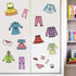 Maydahui 2 Sheets?31 Count? Dresser Clothing Decals 11 inch Boys Girls Clothing Sort Wall Sticker Removable Clothes Classification Label for Wardr...