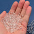 NCB 200pcs 6mm Loose Beads for Jewelry Making, Natural Semi Precious Beads Round Smooth Gemstones Spacer Beads Charms for Necklaces Bracelets (Cle...