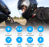 EJEAS Q2 Motorcycle Helmet Bluetooth Intercom, Motorcycle Bluetooth 5.1 Headset with Stereo Sound Effect and Quick Pairing Function for 2 Riders T...