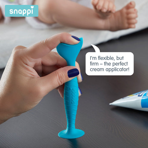 Snappi Baby Ergo Brush Diaper Cream Applicator for a, Cotton White, Size No Size...