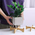 Wood Plant Stand,Bamboo Plant Stand,Sturdy and Stable Flower Pot Stand,Mid Century Modern Planter Holder,Decorative Plant Pot Holder for Indoor Ou...